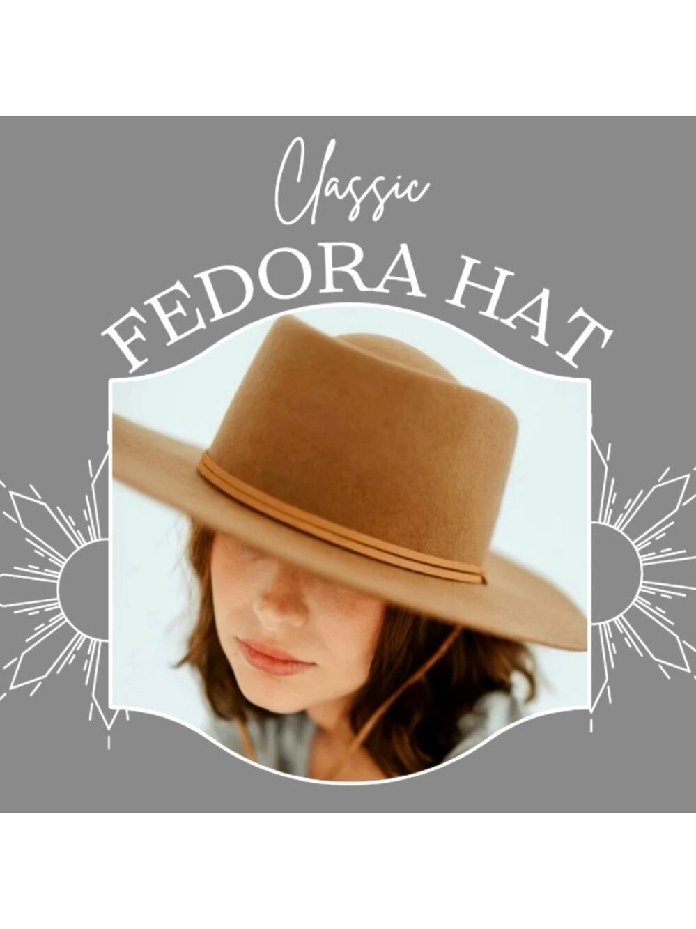 The Classic Fedora Hat ...